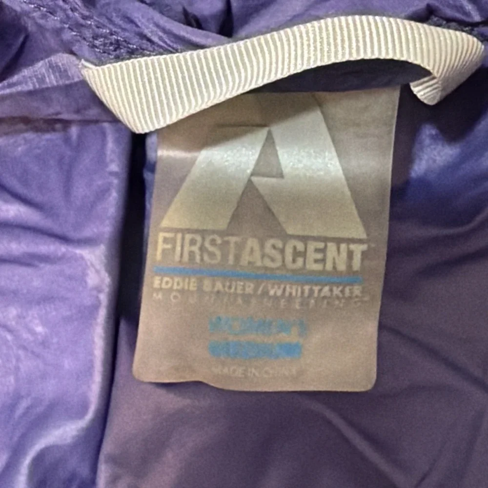 Eddie Bauer Whittaker First Ascent Jacket Purple Women S Full Zip Hooded